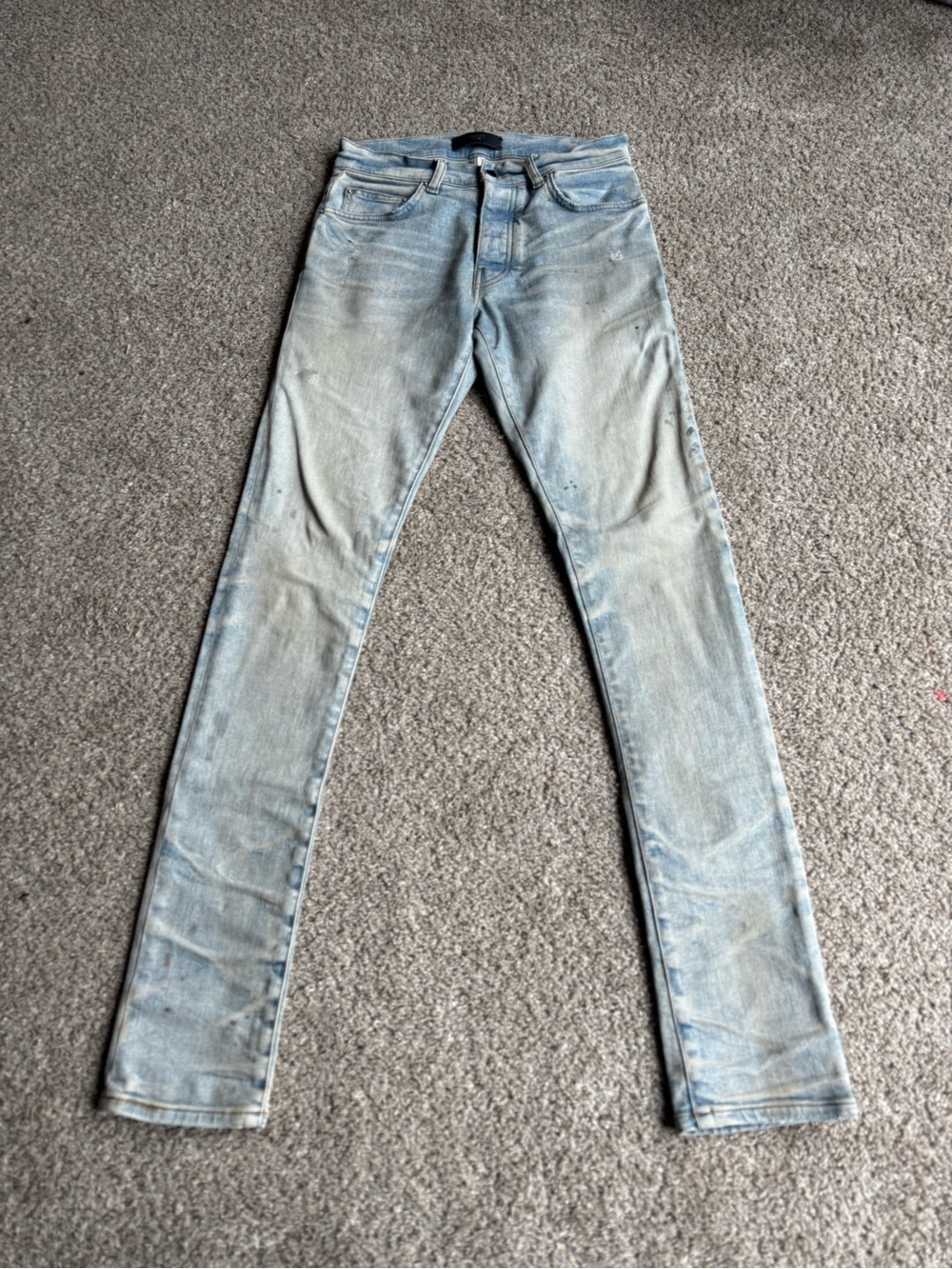 AMIRI Light Wash Slim Men’s Jeans